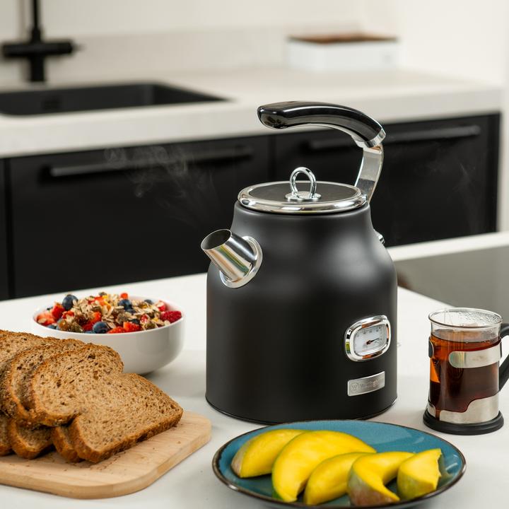 Immagine prodotto Westinghouse Set colazione retrò, tostapane a 2 scomparti + bollitore da 1,7 l (1.70 l)