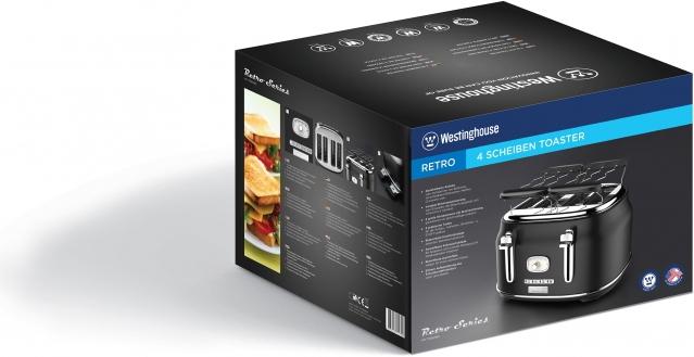 Immagine prodotto Westinghouse Tostapane a quattro fessure Serie Retro
