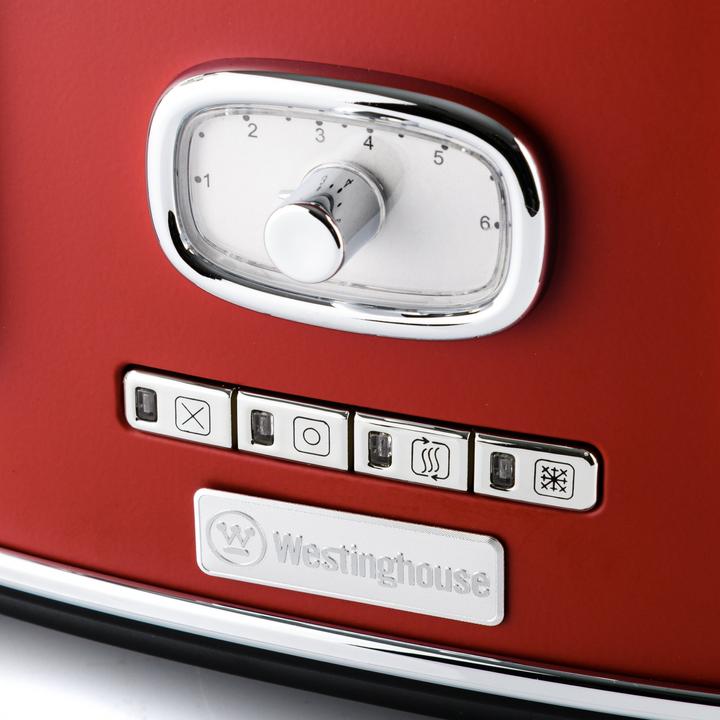 Actual product image Westinghouse Four Slot Toaster Retro Series