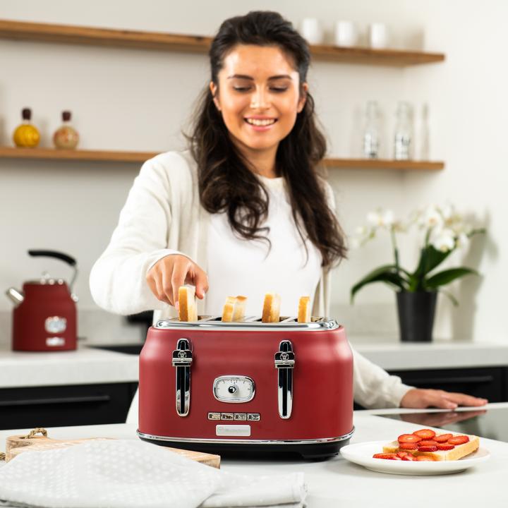 Actual product image Westinghouse Four Slot Toaster Retro Series