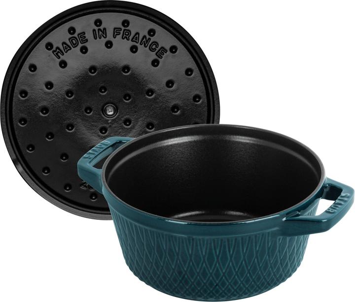 Produktbild Staub Twisted Cocotte (20 cm, Bräter + Schmortopf, Gusseisen)