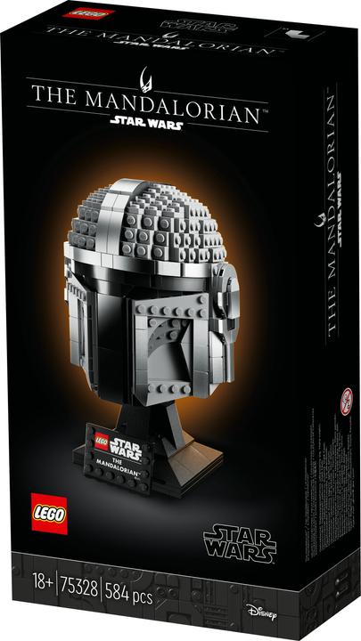 Produktbild LEGO Mandalorianer Helm (75328, LEGO Star Wars)