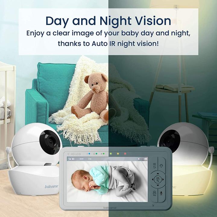 Image du produit Babysense Europe HD avec caméra (Vidéo et audio, 280 m)