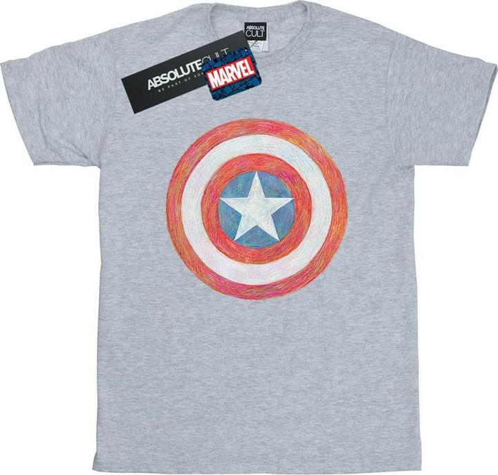 Captain America Sketched Shield TShirt (M)
