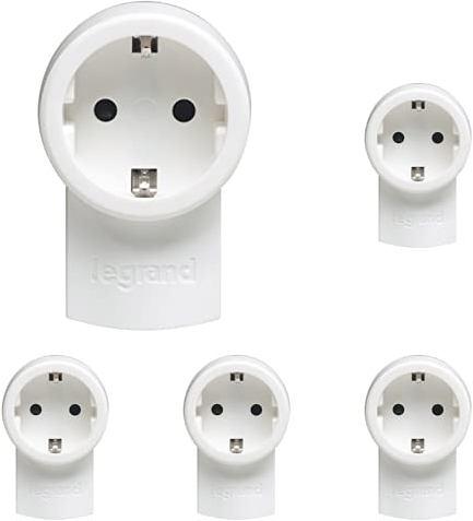 Actual product image Legrand Earthing contact plug with socket, single