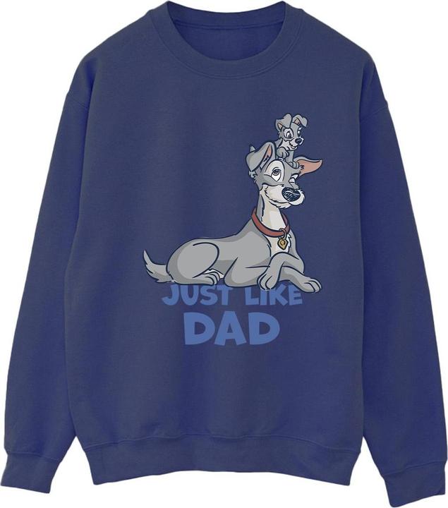 Disney Lady And The Tramp Just Like Dad Sweatshirt (XXL)
