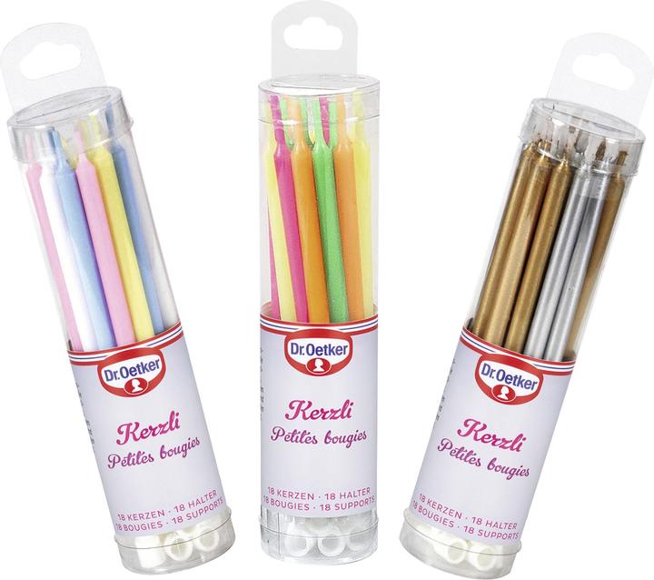 Actual product image Dr. Oetker Candles (18 x)
