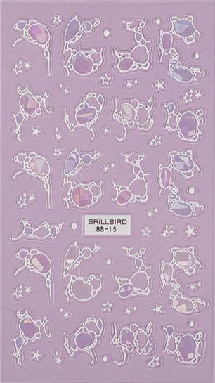 Produktbild BrillBird Nagelsticker BB-15 (3D)