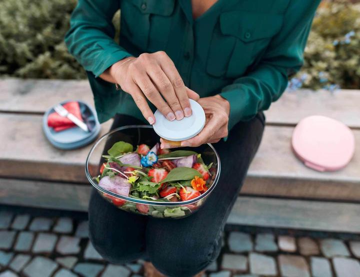 Produktbild Mepal Salatbox Ellipse - Nordic Denim (1.30 l)