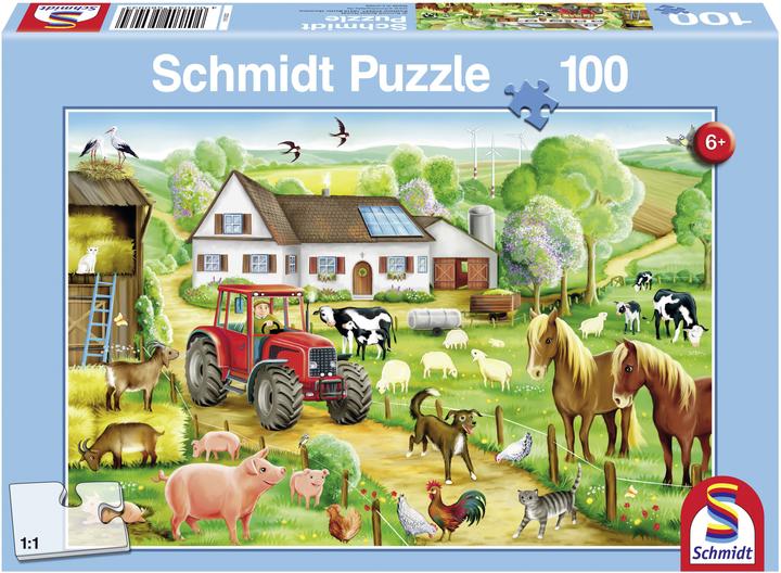 Schmidt Spiele Fröhlicher Bauernhof (100 Teile)