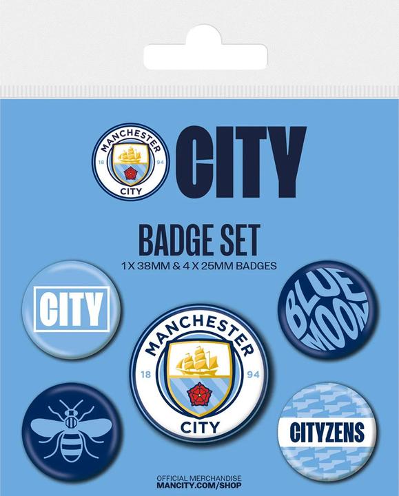 Manchester City FC AnsteckerSet 5erPack