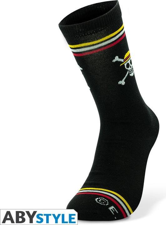 Image du produit One Piece - Chaussettes - Noir - Skull (lot de 2, 38 - 43)