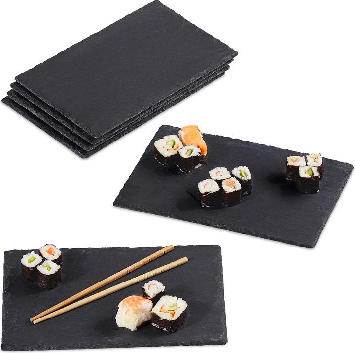 Relaxdays Slate Tile cm Set Of 6