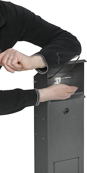 Image du produit VAR Distributeur de produit désinfectant pour les mains, pour l'extérieur, avec