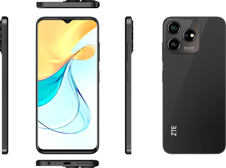 Produktbild ZTE Blade V50S (256 GB, Diamantschwarz, 6.60", Dual SIM, 50 Mpx, 4G)