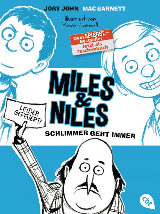 Actual product image Miles & Niles - Schlimmer geht immer (German, Alexandra Ernst, Jory John, Mac Barnett, Kevin Cornell, 2020)