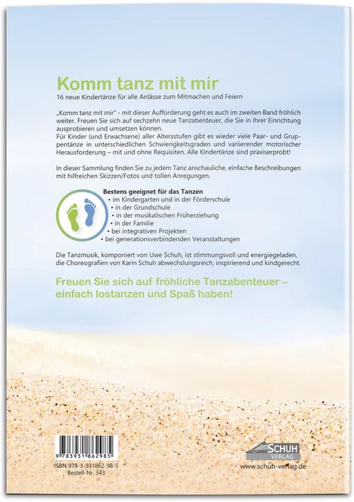 Produktbild Komm tanz mit mir - Band 2 (inkl. Musik-Download) (Deutsch, Sissi Katefidis, Karin Schuh, Uwe Schuh, Martin Schuh, 2022)