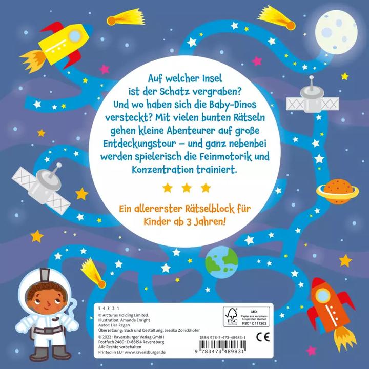 Produktbild Ravensburger Mein allererster Rätselblock - Lieblingsrätsel (Deutsch, Amanda Enright, Lisa Regan, 2022)