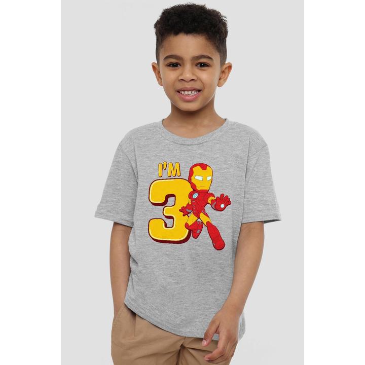 Produktbild Iron Man TShirt 3 Geburtstag (128)