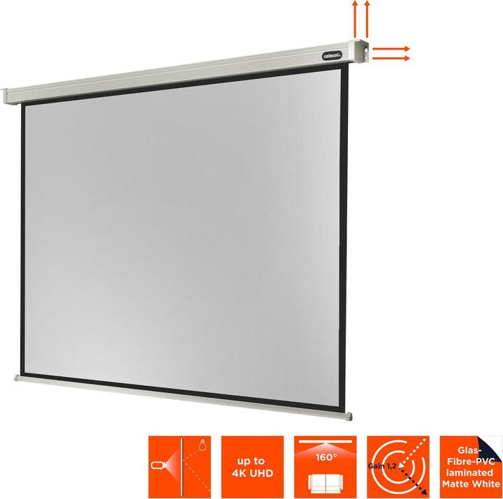 Produktbild Celexon Professional electric - Leinwand - Deckenmontage möglich, geeignet für Wandmonta (26574.80", 4:3)
