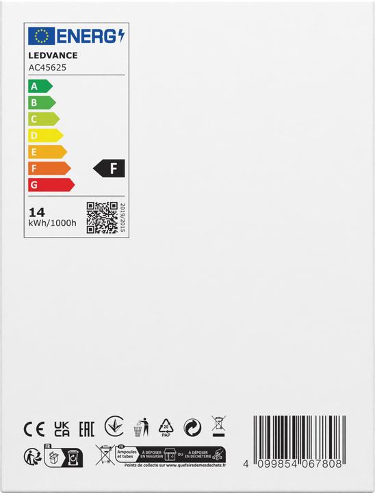 Energie-Label Ledvance LED-Reflektorlampe (E27, 13.50 W, 1035 lm, 6 x, F)