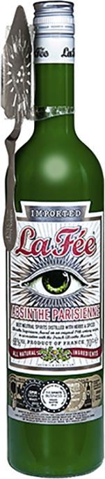 Produktbild La Fée Absinthe Absinthe Parisienne mit Absinthlöffel (68 %, Frankreich, 1 x 70 cl, Absinth)