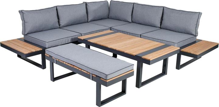 Actual product image Greemotion Loungeset Darwin, 5-piece, Grey