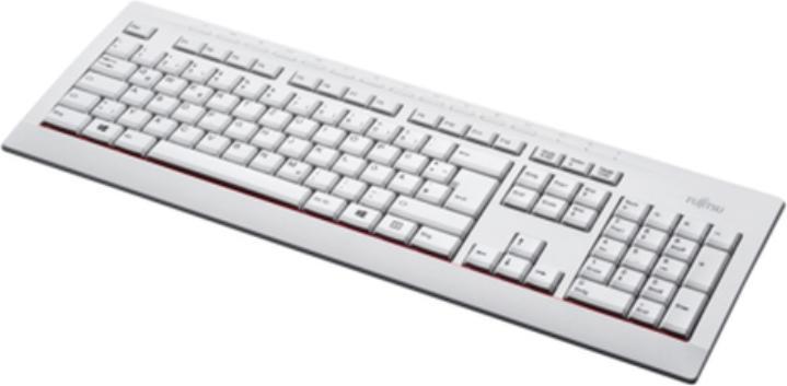 Image du produit Fujitsu Clavier KB521 Clavier standard avec layout persan et anglais FARSI marble grey 1,8m
