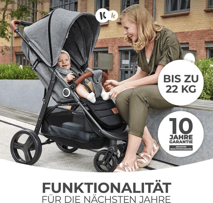 Image du produit KinderKraft poussette GRADE PLUS GREY
