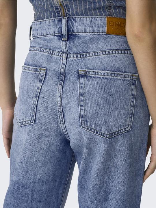 Immagine prodotto Only Taglio a gamba larga Vita alta Orlo aperto Jeans Taglio ampio (W28/L32)