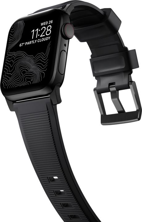 Produktbild Nomad Rugged V2 Connector Black 42/44mm (44 mm, Edelstahl, Reifen)