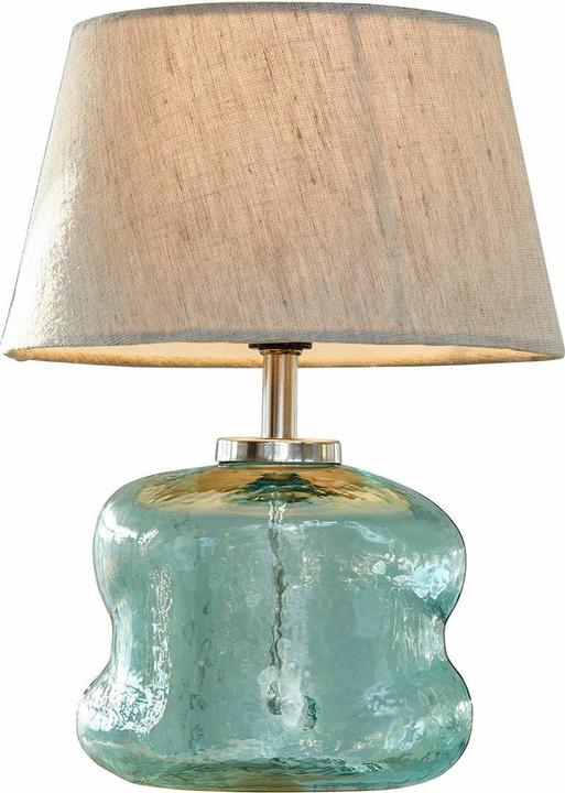 Produktbild Loberon Tischlampe Rufino blau/beige (E14)