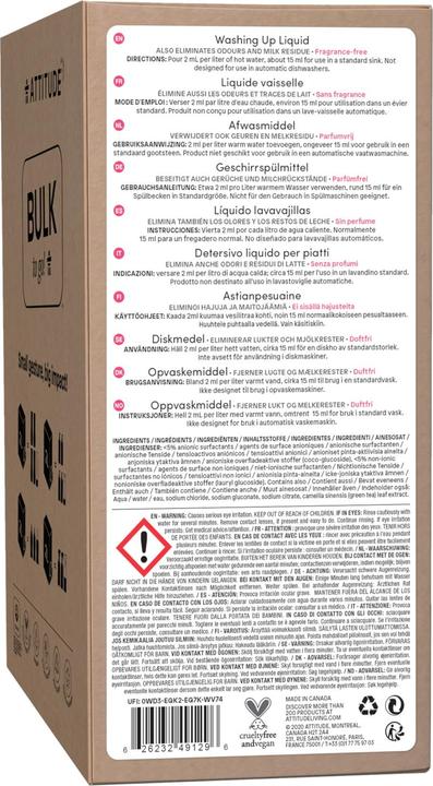 Immagine prodotto Attitude Liquido per lavastoviglie Little Ones Bulk