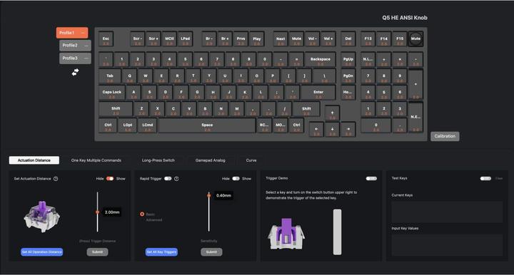 Actual product image Keychron Q5 HE (US, Cable)