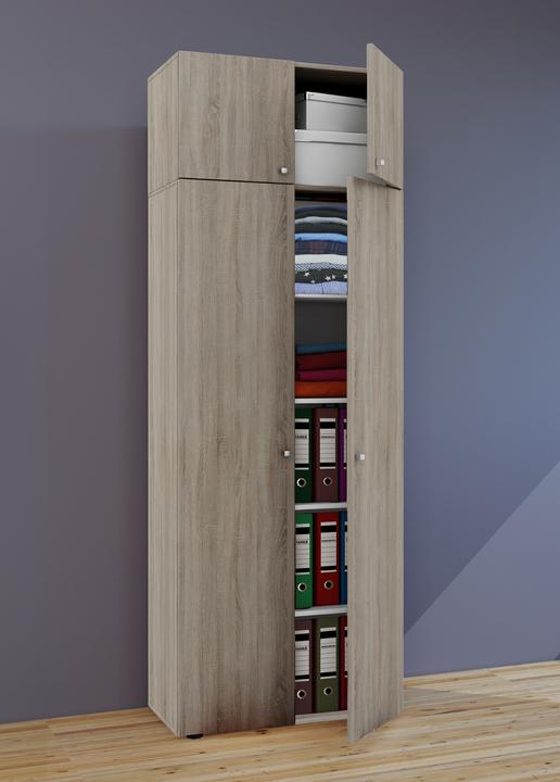 Produktbild VCM Holz Mehrzweckschrank Serie Vandol mit Drehtüren (70 x 40 cm)