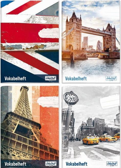 Produktbild Schulstuff Vokabelheft Classic A5 sort. 2889-6 (A5, Liniert)