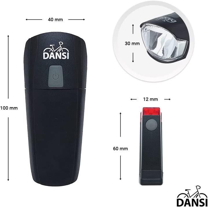Produktbild Dansi LED Velolicht Set Basic (90 lm, 35 lm)