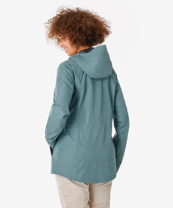 Image du produit Quechua Veste de randonnée imperméable femme, NH500 vert (L)