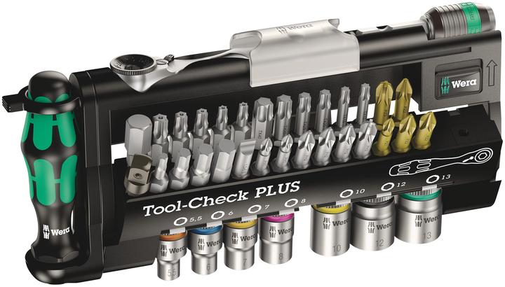 Produktbild Wera Tool-Check PLUS (Kreuz Phillips PH M2, Innensechsrund TX M20, Innensechsrund TX M25, Kreuz Phillips PH M1, Innensechsrund TX M15, Kreuz Pozidriv PZ M3, Innensechsrund TX M30, Kreuz Phillips PH M3, Kreuz Pozidriv PZ M2, Innensechsrund TX M10, Innensechsrund TX M40, Kreuz Pozidriv PZ M1)