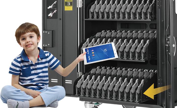 Produktbild AVerMedia AVerCharge C36i+ - Wagen (nur Laden) für 36 Tablets / Notebooks - verriegelbar -