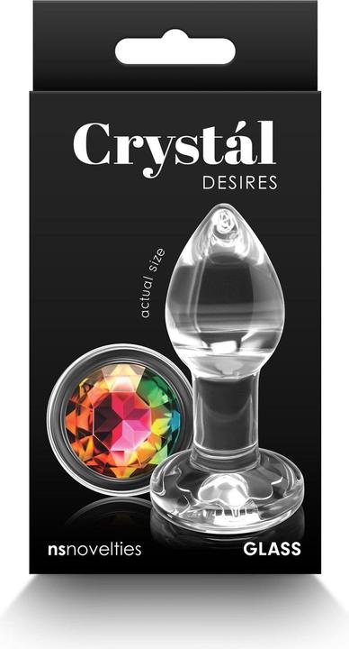 Actual product image NS Novelties Crystal Desires - Rainbow Gem - Small-(nsn-0719-41)