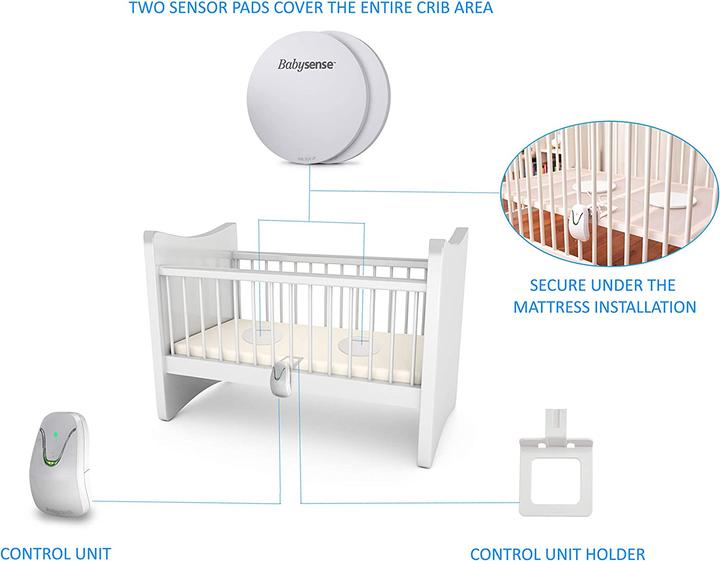 Produktbild Babysense Europe Bewegungs- und Videomonitor BS7+V24R (Babyphone mit Kamera)