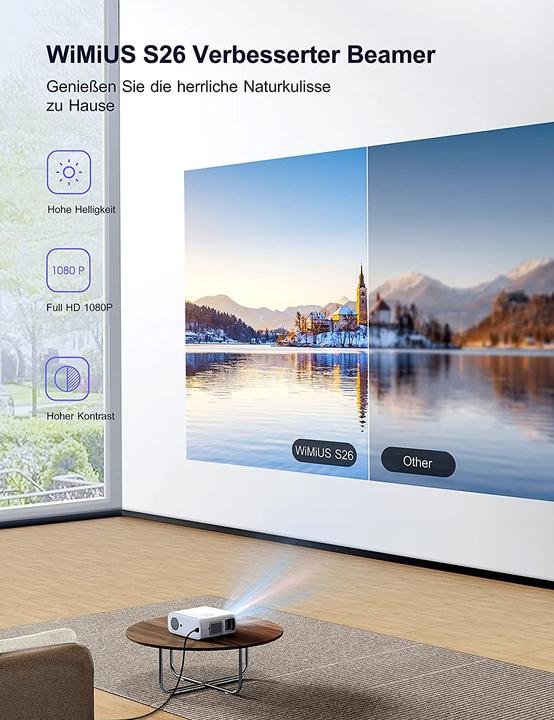 Image du produit WiMiUS S26 (Full HD, 480 lm)