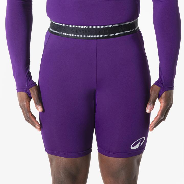 Actual product image Kipsta Damen/Herren Fussball Funktionsshorts - Keepdry Light violett (S)