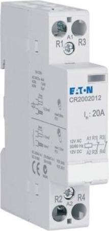 Immagine prodotto Eaton CR2002012 Contattore di installazione Tensione nominale: 12 V DC/AC Corrente di commutazione