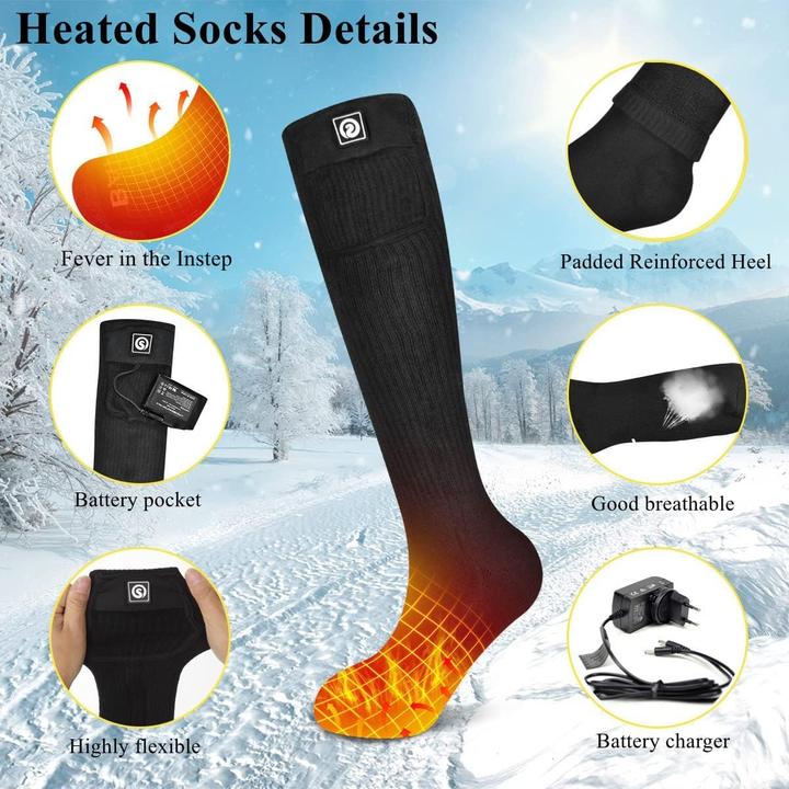 Immagine prodotto Barchi Heat Heizsocken für Outdoor-Aktivitäten (L)