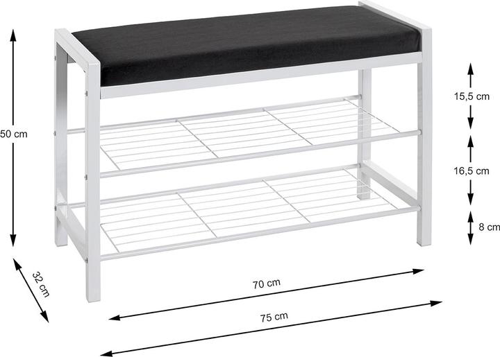 Actual product image HAKU Möbel Edgar (75 x 32 x 50 cm)