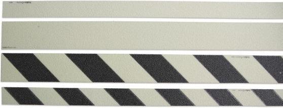 Actual product image Brady B-7524, Photoluminescent anti-slip strips, aluminium, photoluminescent, 50mm x 0.8m