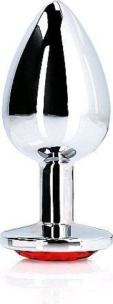 Actual product image Ouch! Round Gem Butt Plug - Medium
