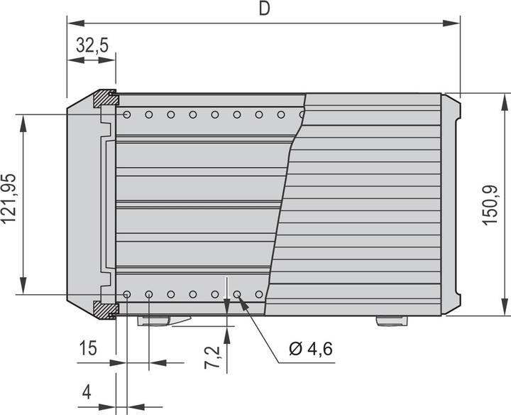 Produktbild Schroff Komplettgehäuse, EMV-geschirmt - PROPAC PRO GEH.3HE 84TE 266T